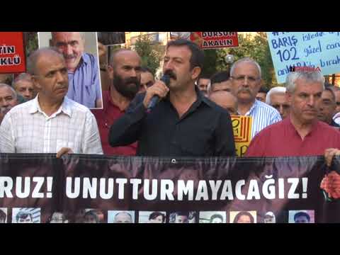 Emek ve Demokrasi Güçleri 10 Ekim Ankara Katliamını andı