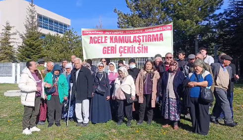 İkizköylüler Anayasa Mahkemesi önünde çağrı yaptı- VİDEO