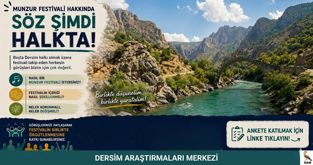 DAM’dan Munzur Festivali için anket: Söz şimdi halkta!